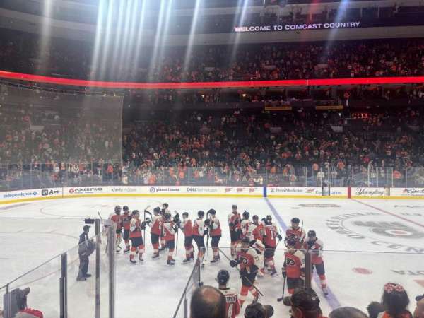 Xfinity Mobile Arena, section: 124, row: 7, seat: 10