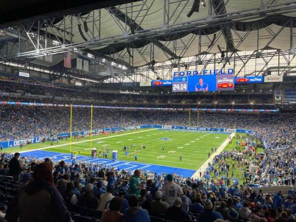 Ford Field, section: 140, row: 40, seat: 20