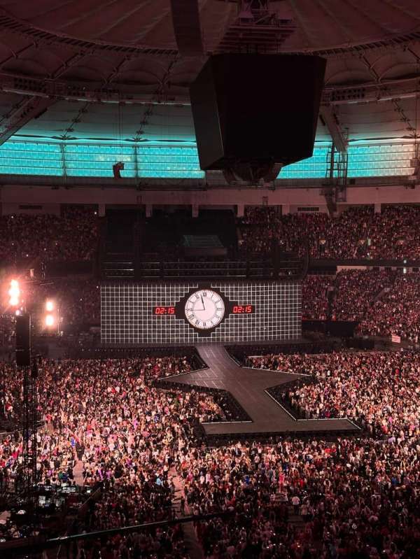 BC Place, section: 402, row: KK, seat: 106