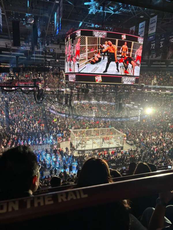 Rogers Arena, section: 324, row: 8, seat: 107