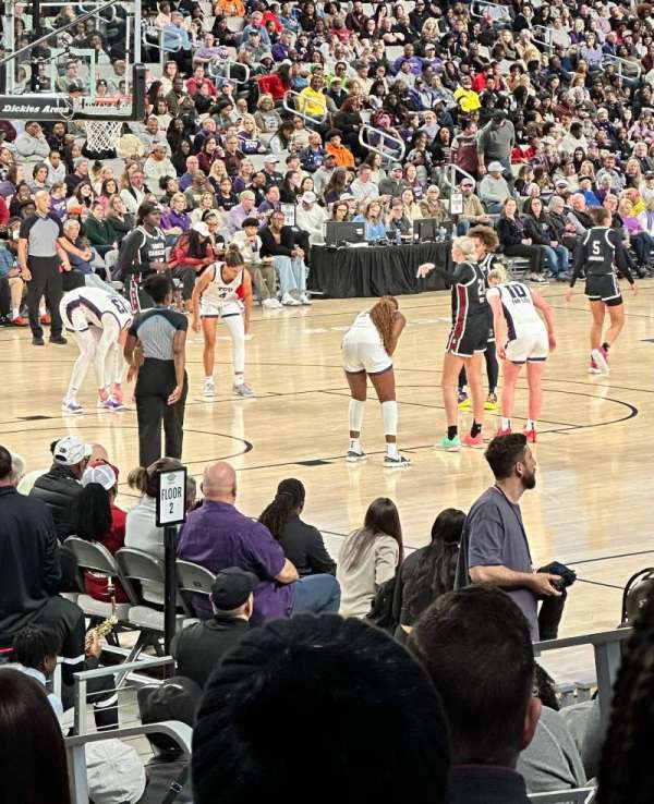 Dickies Arena, section: 110, row: 9, seat: 8