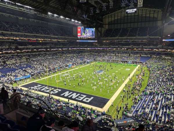 Lucas Oil Stadium, section: 450, row: 4, seat: 8