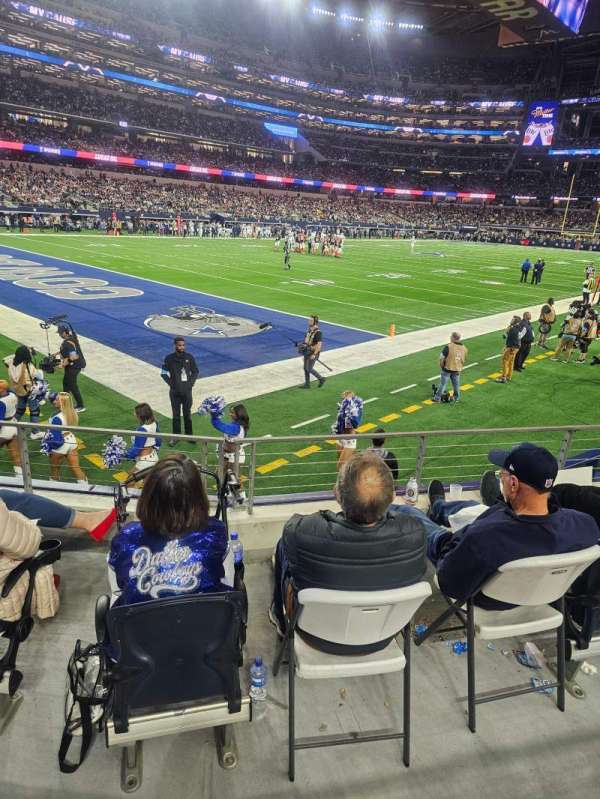 AT&T Stadium, section: 144, row: 4, seat: 12