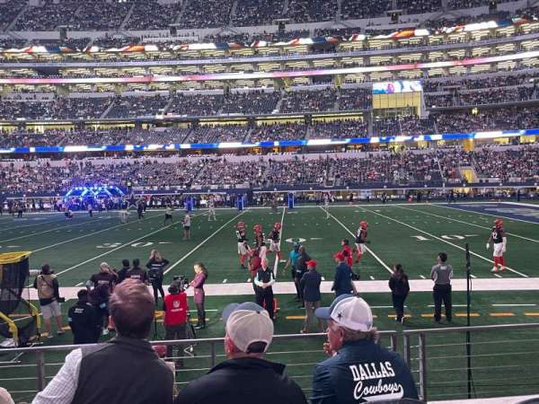 AT&T Stadium, section: C133, row: 4, seat: 12
