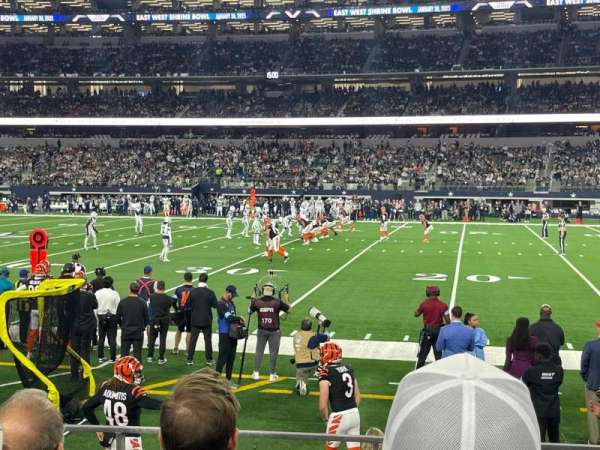 AT&T Stadium, section: C133, row: 4, seat: 12
