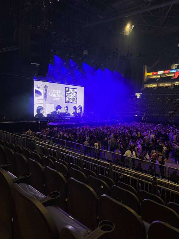 The O2, London, section: 102, row: M, seat: 64