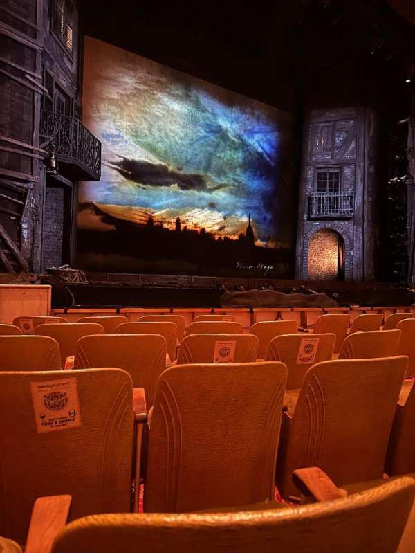 Fisher Theatre, section: Main Floor L, row: F, seat: 11