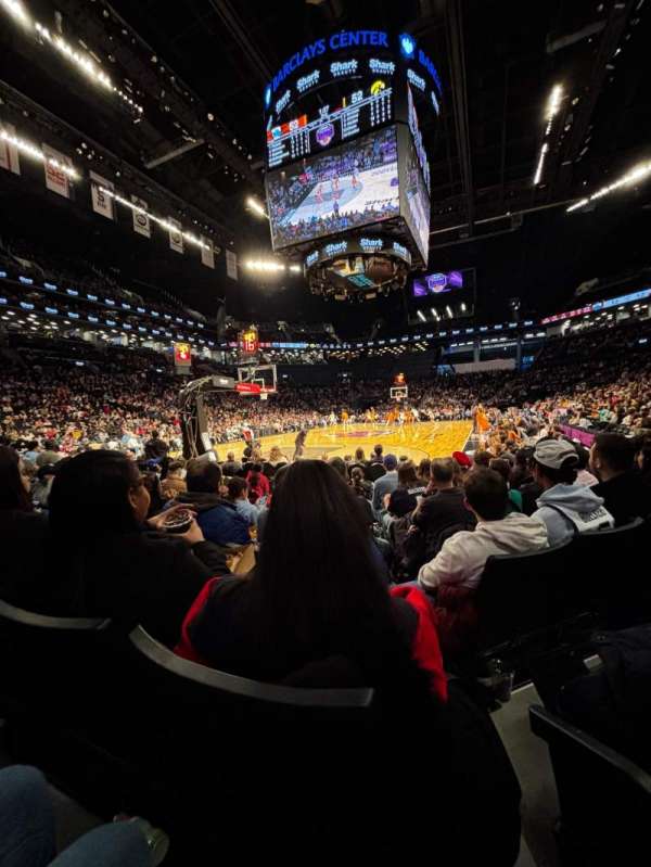 Barclays Center, section: 15, row: 3, seat: 1
