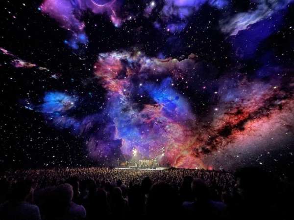 The Sphere, Vegas, section: 107, row: 20, seat: 6