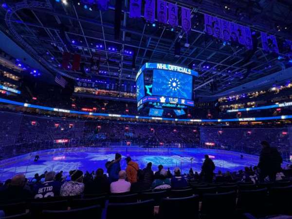 Scotiabank Arena, section: 109, row: 20, seat: 6