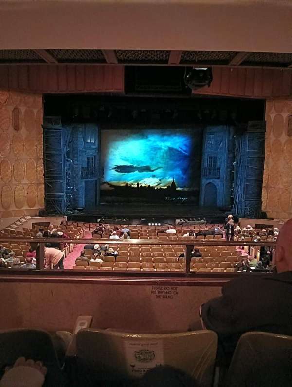 Fisher Theatre, section: Mezzanine C, row: C, seat: 109`