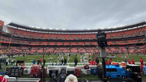 Huntington Bank Field, section: 108, row: 2, seat: 8