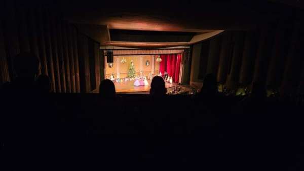 Mark C Smith Concert Hall, section: Upper balcony 1, row: H, seat: 1