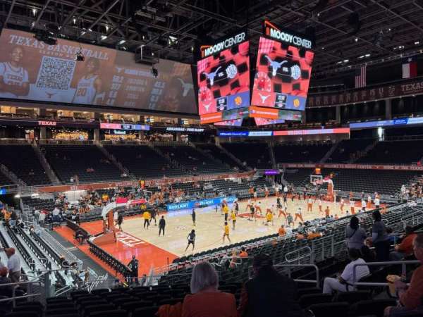Moody Center, section: 110, row: L