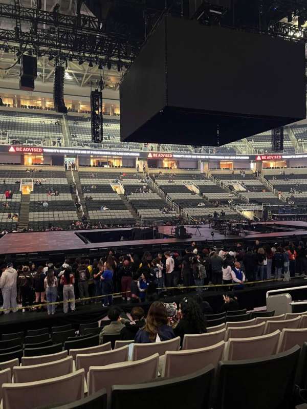 SAP Center, section: 102, row: 10, seat: 7