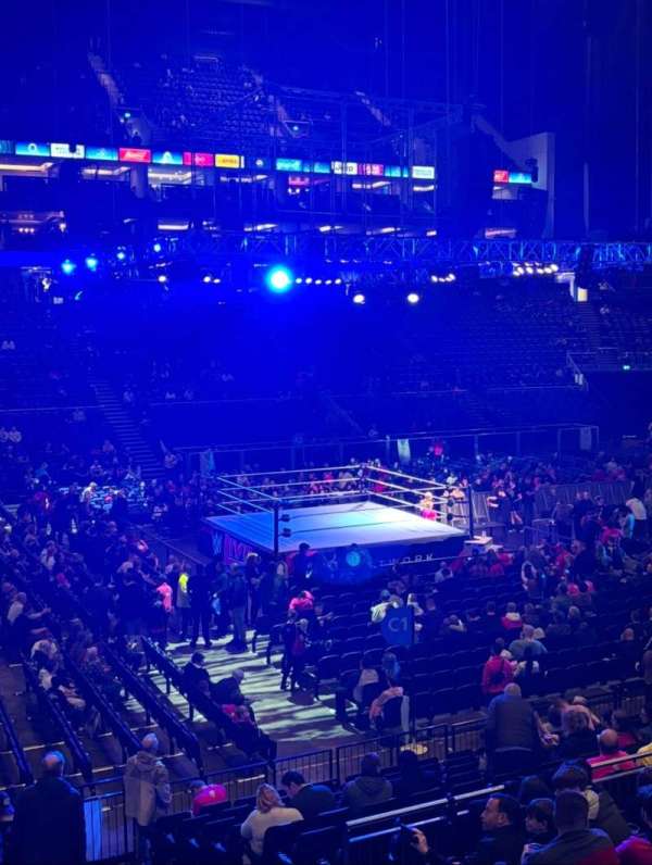 The O2, London, section: 110, row: R, seat: 316