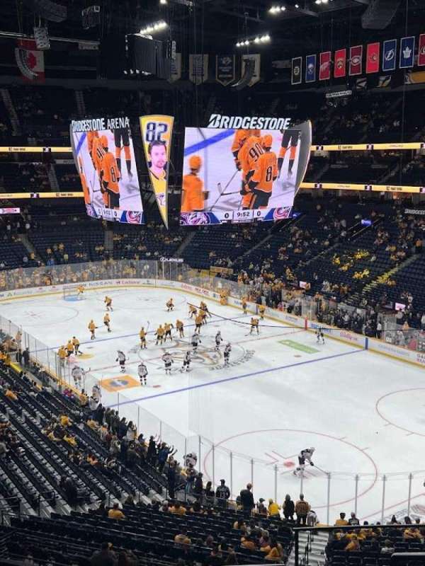 Bridgestone Arena, section: 314, row: F, seat: 2