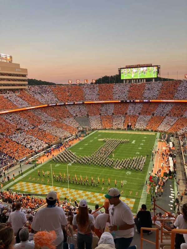 Neyland Stadium, section: YY6, row: 20, seat: 13