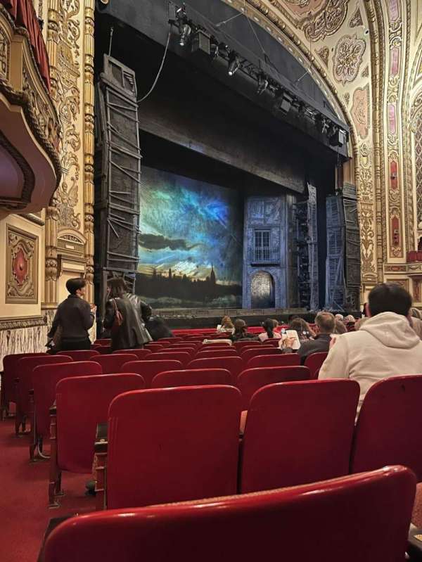 Cadillac Palace Theater, section: Orchestra L, row: M, seat: 37