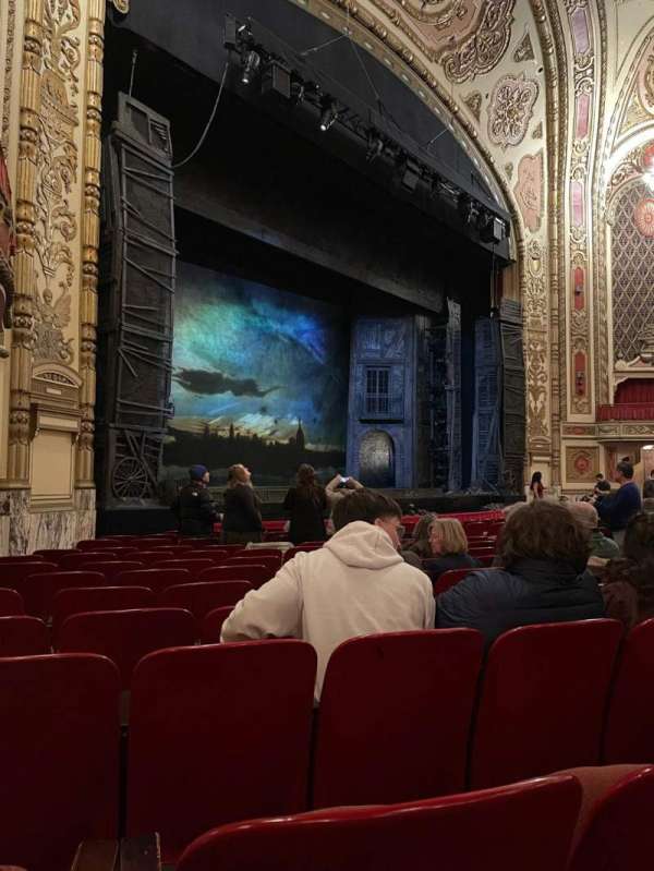 Cadillac Palace Theater, section: Orchestra L, row: M, seat: 35