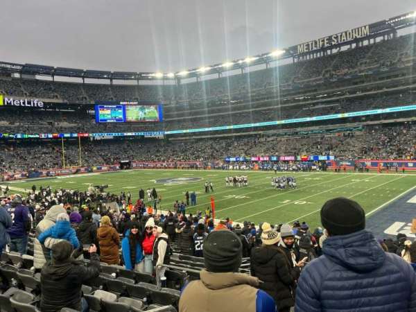 MetLife Stadium, section: 133, row: 19, seat: 17
