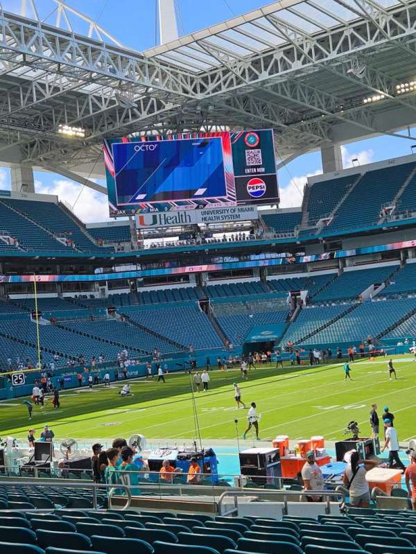 Hard Rock Stadium, section: 117, row: 20, seat: 9-10