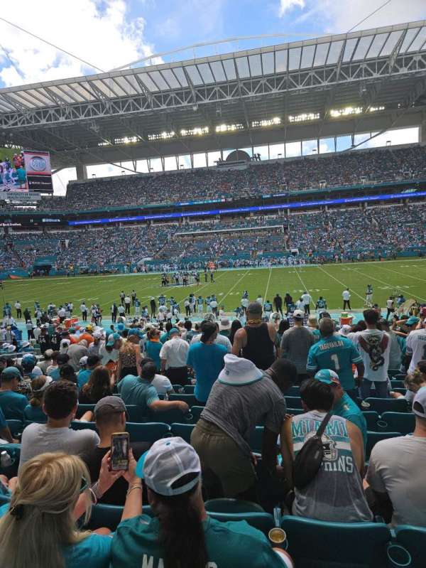 Hard Rock Stadium, section: 117, row: 20, seat: 9-10