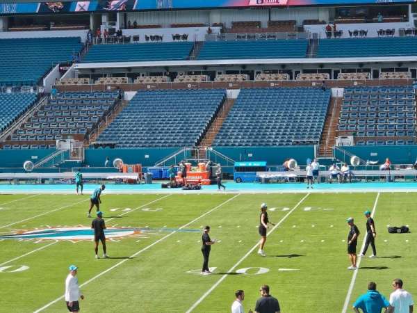 Hard Rock Stadium, section: 117, row: 20, seat: 9-10