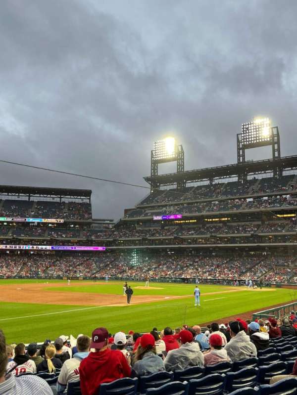 Citizens Bank Park, section: 136, row: 18, seat: 3