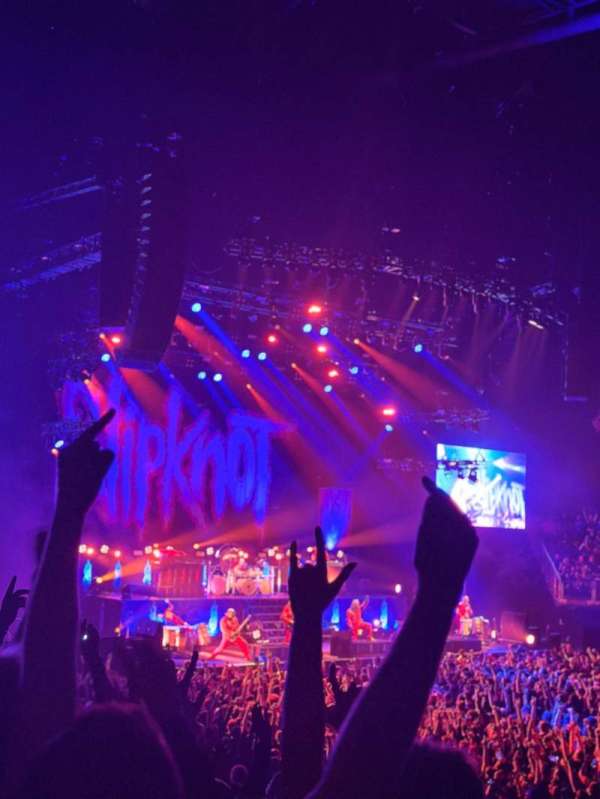 The O2, London, section: 102, row: M, seat: 66
