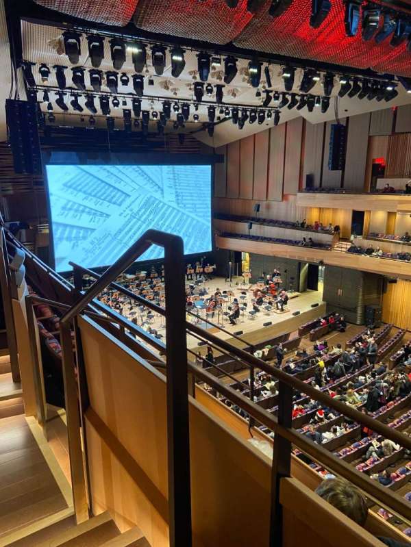 David Geffen Hall, section: 20B, row: B, seat: 41