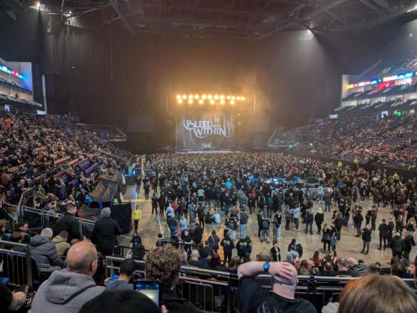 The O2, London, section: 105, row: S, seat: 171