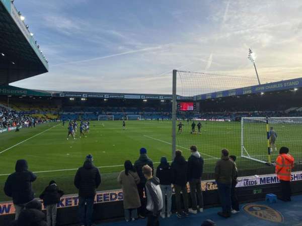 Elland Road, section: N6, row: HH, seat: 164