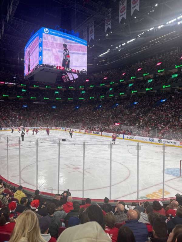 Centre Bell, section: 109, row: c, seat: 3