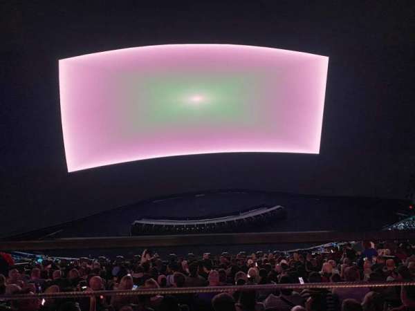 The Sphere, Vegas, section: 405, row: 1, seat: 16