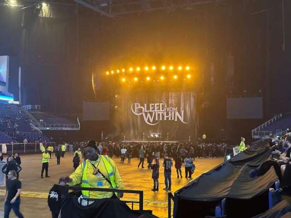 The O2, London, section: 110, row: E, seat: 283