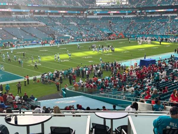 Hard Rock Stadium, section: 225, row: 1, seat: 7