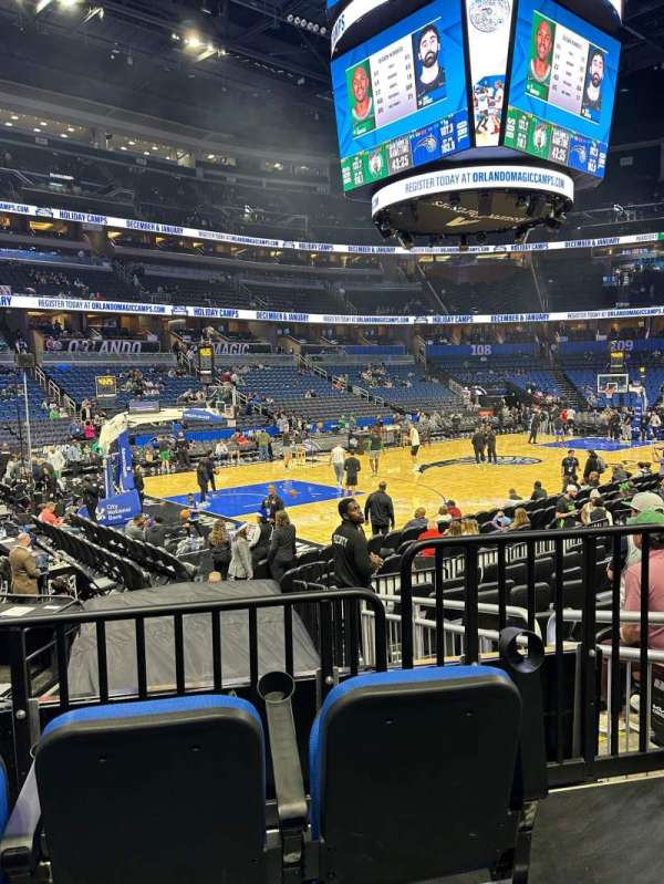 Kia Center, section: 117, row: 11, seat: 2