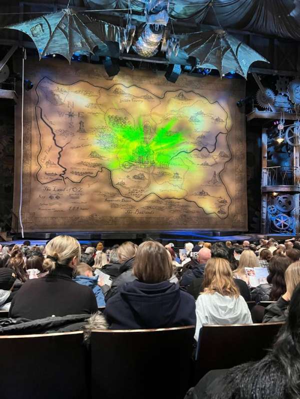 Gershwin Theatre, section: Orchestra C, row: F, seat: 105