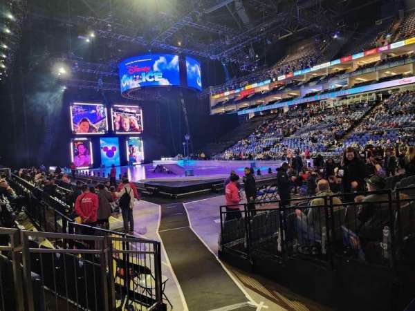 The O2, London, section: 106, row: A, seat: 165