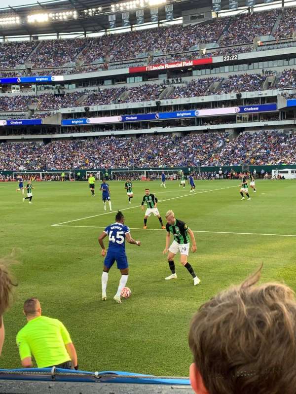 Lincoln Financial Field, section: 124, row: 2, seat: 10