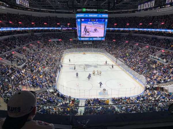 Enterprise Center, section: 329, row: B, seat: 16