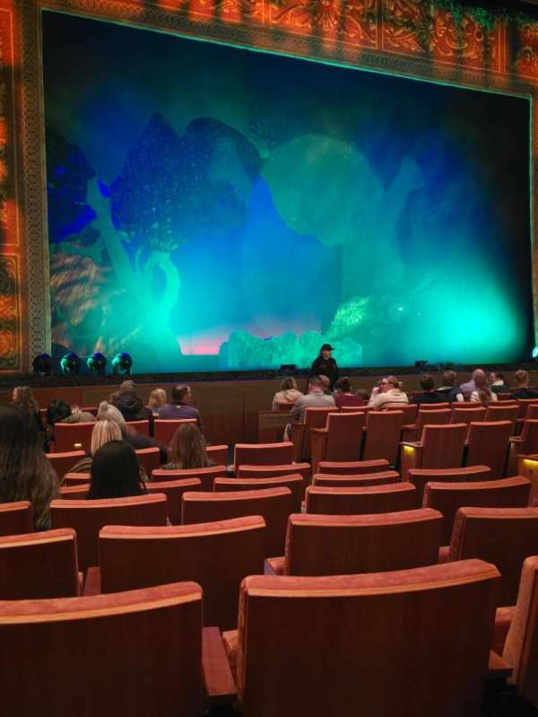 Eccles Theater, section: Orchestra L, row: L, seat: 114