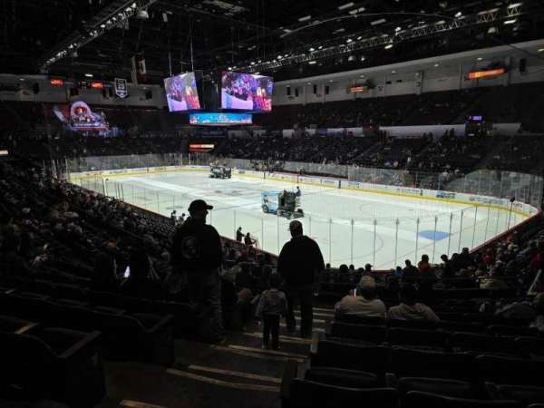 Pechanga Arena, section: L21A, row: 1, seat: 12