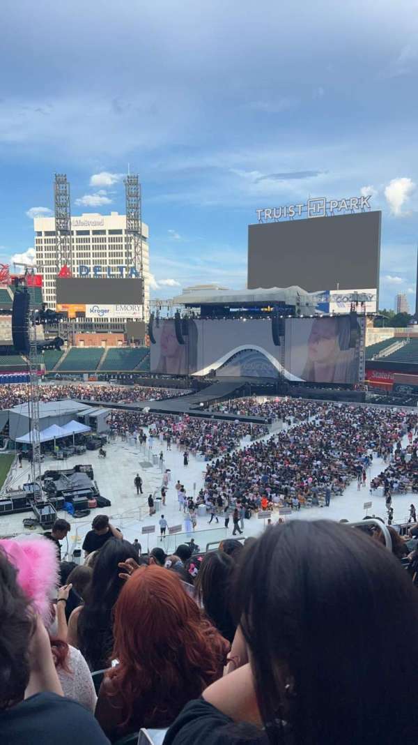 Truist Park, section: 218, row: 10, seat: 3-6