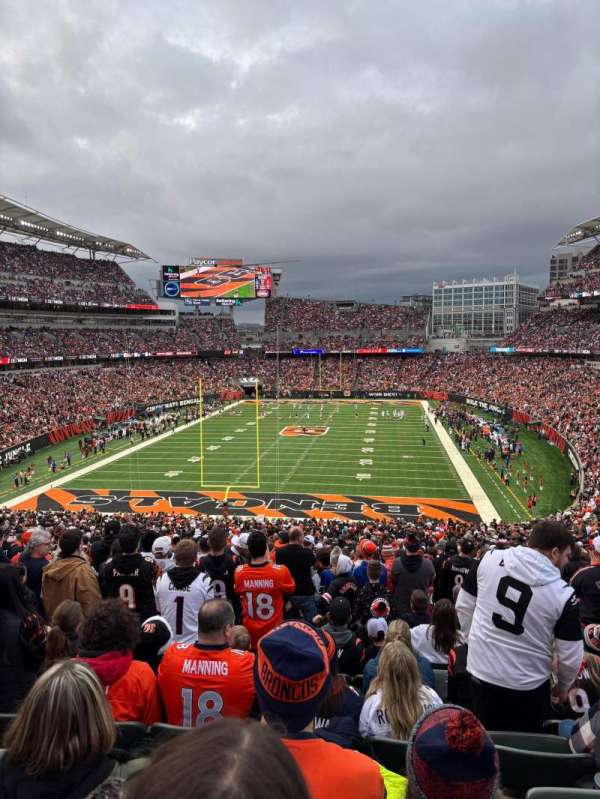 Paycor Stadium, section: 152, row: 58, seat: 14