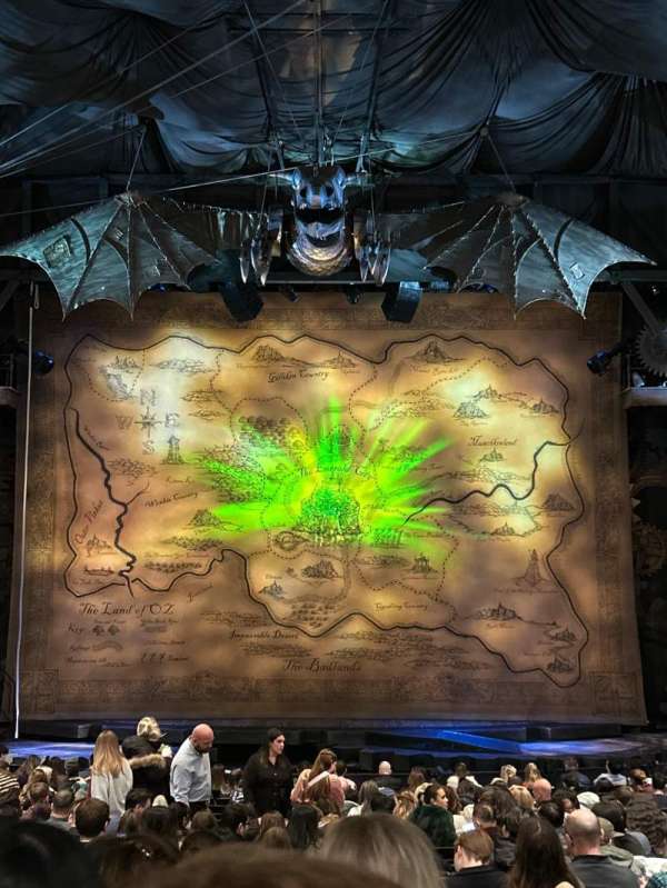 Gershwin Theatre, section: Orchestra C, row: Q, seat: 109