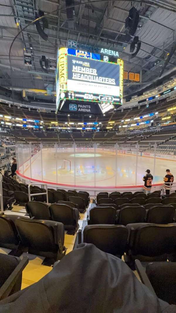 PPG Paints Arena, section: 119, row: H, seat: 9