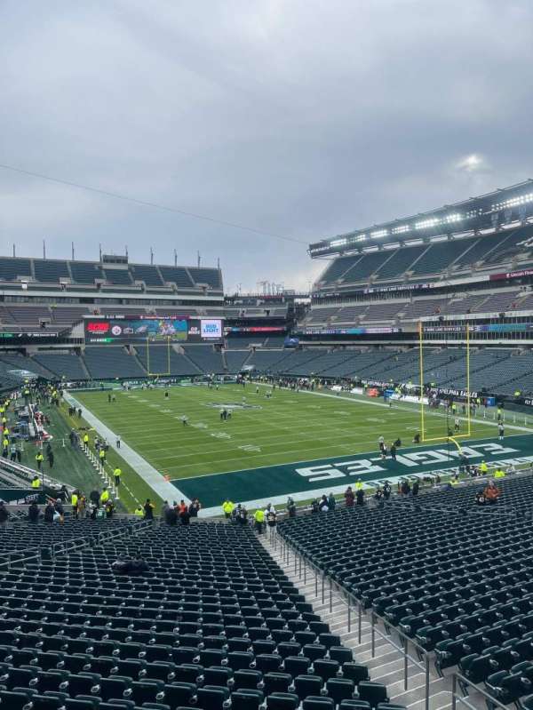 Lincoln Financial Field, section: NE Terrace 1, row: 2, seat: 8