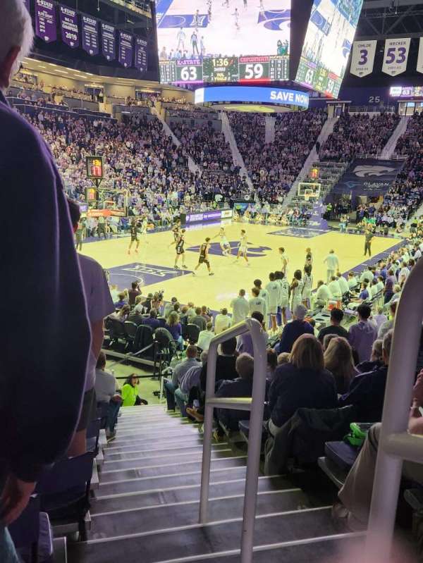 Bramlage Coliseum, section: 11, row: 12, seat: 1